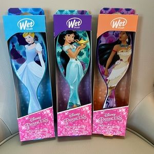 Disney Princess Wet Brushes Lot of 3